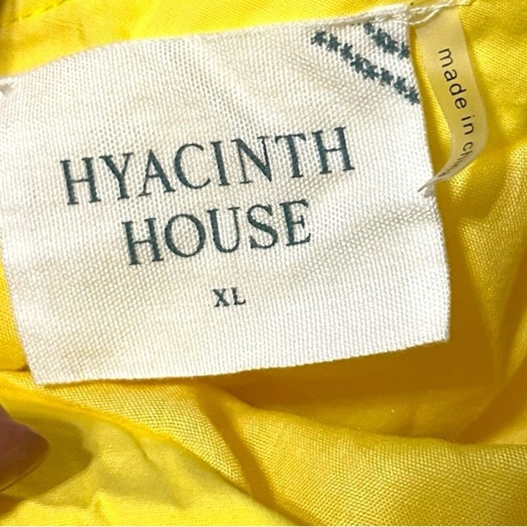 Tuckernuck Hyacinth House Yellow Ruffle Sofie Mini Dress Size XL new with tags - Picture 9 of 11